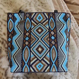 Mary Frances Beaded Tote